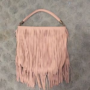 H&M pink leather purse